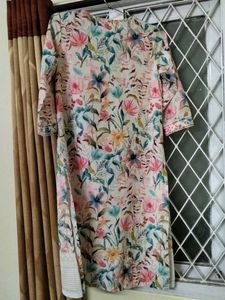 Cotton Kurti In Off White