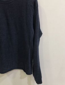Grey Long Sleeves T-shirt For Women