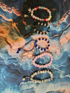 Set of 5 Beaded Bracelets