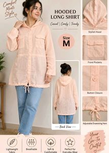 Hooded Long Shirt