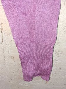Lavender Cardigan with Bows Cropped