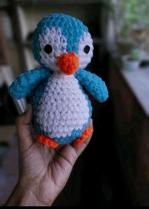 Crochet Penguin Plush Toy