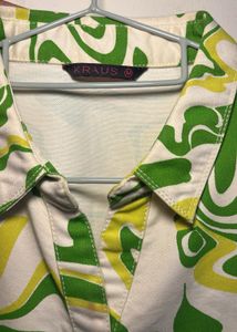 Patterned Short Sleeve Shirt