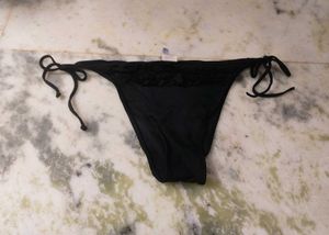 Classic Black String Bikini Bottoms