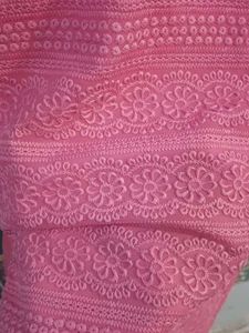 Pink Chikankari Kurta