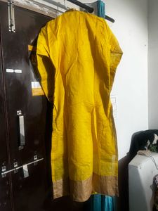 Yellow Embroidered Salwar Kameez