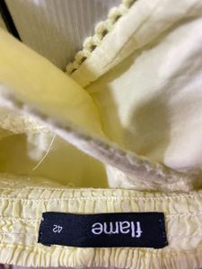 Yellow Sundress with Eyelet Hem