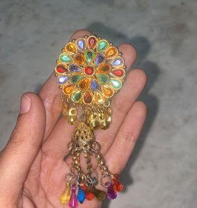 3 Multicolour Head Hanging Clips