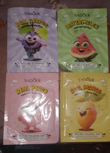 Sadoer Hydrating Facial Masks (4-Pack)