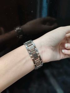 Elegant Blue Dial Watch with Crystal Accents