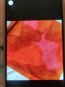 Vibrant Orange &amp; Pink Saree