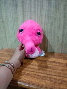 Adorable Pink Seahorse Plush Toy