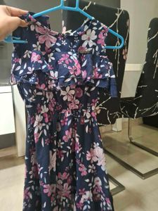 Cute Floral Print Dress for Girls