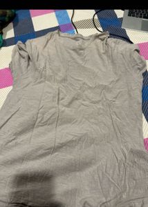 WES Men's Casual Gray T-Shirt XXL Size