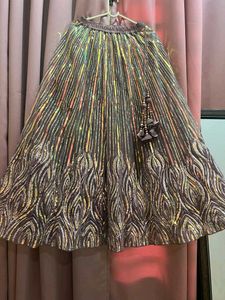 Sparkling Sequined Lehenga Skirt