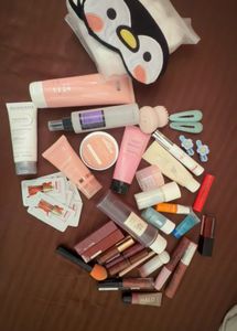 skincare and makeup kit