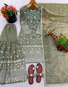 Elegant Embroidered Salwar Suit