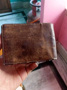 Brown Leather Bifold Wallet