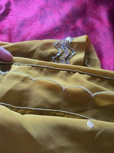 Embroidered Ethnic Saree Without Blouse