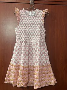 White And Pink Frock