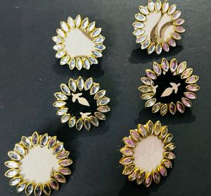 Fancy Party Wear Earrings All' Colour Available