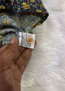 Vintage Floral Print Button-Down Shirt