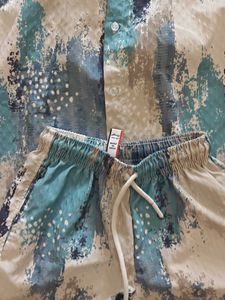 Boys' Printed Shirt &amp; Shorts Set