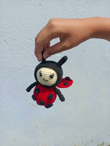 Crocheted Ladybug Plushie