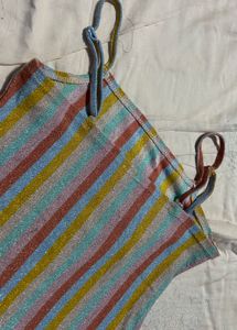 Striped Colorful Bodysuit