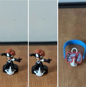 SpidermanHalfmasked KinderJoy(2)& PeterParker band