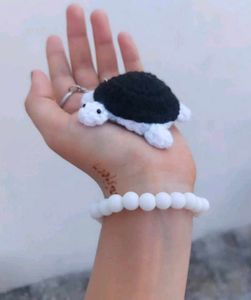 Crochet Turtle Keychain