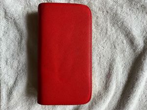 Red Geometric Wallet