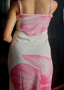 Elegant Floral Print Maxi Dress