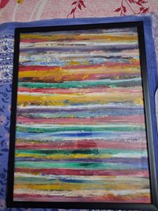 Original Hand painted Vibrant Abstract  Art