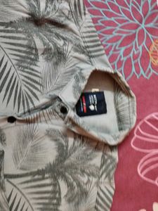 Men's Palm Tree Print Shirt