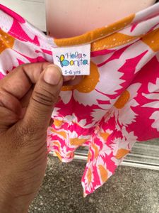 Girls Summer Daisy Print Dress