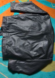Black Faux Leather Jacket