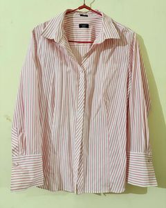 Striped Button-Down Shirt