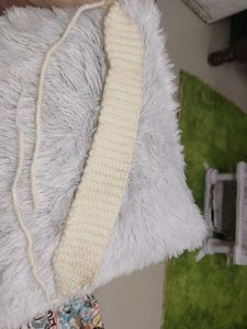 Cream Crocheted headband