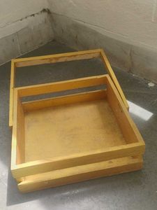 Wooden Decorative Crate Basket