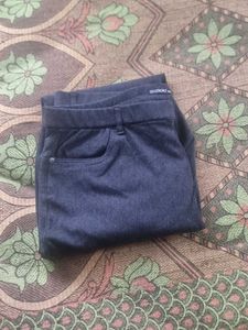 Go Colors Navy Blue Leggings