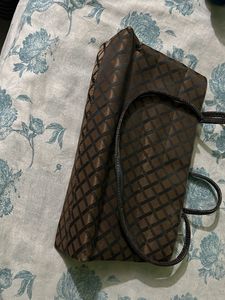 Stylish Brown Monogram Handbag