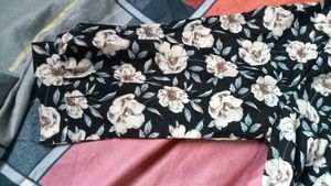 Floral Print Tiered Midi Dress