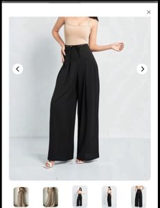 Chic Black Wide-Leg trouser