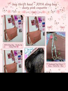 Elle Sling Bag - Dusty Pink