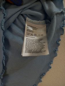 Blue Crop Top Women's)