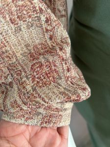 Vintage Floral Print Button-Up Blouse