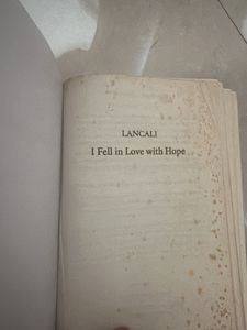 I Fell in Love With Hope Book