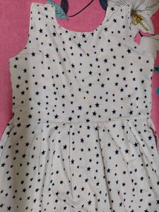 Starry White Dress