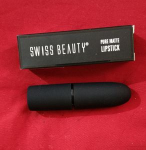 Swiss Beauty Pure Matte Lipstick ( Orange Red )